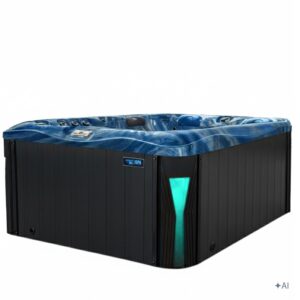 SPA530 – Niebieska fala oceanu / Antracyt