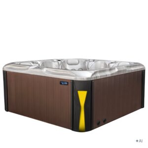 Jacuzzi ogrodowe SPA531 – Cappuccino / obudowa kawa – 200 × 200 cm