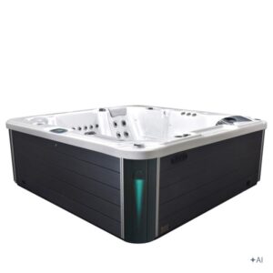 SPA566 – Biała perła / Antracyt