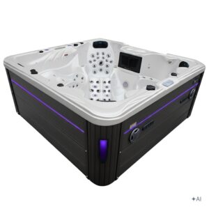 SPA703A – Biała perła / Antracyt